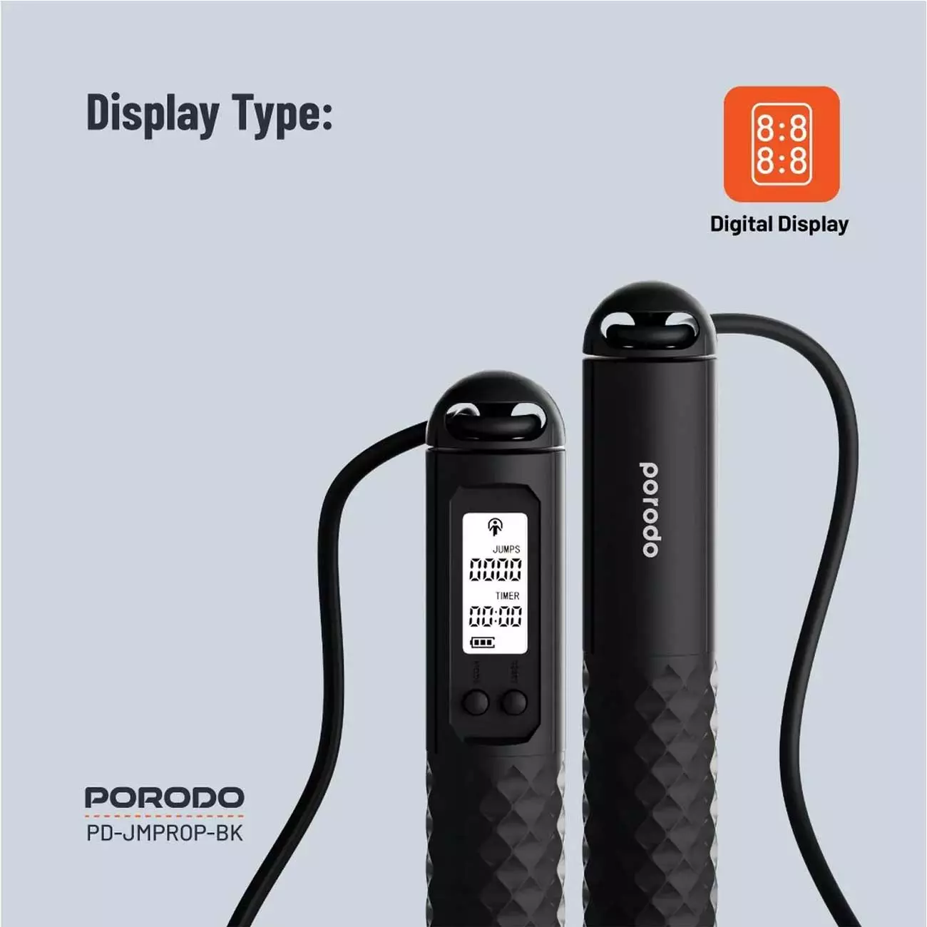 فروشگاه آنلاین نخلینو   - طناب ورزشی هوشمند پرودو Smart Skipping Rope مدل: PD-JMPROP