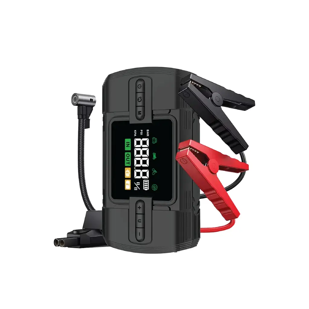 فروشگاه آنلاین نخلینو   - جامپ استارتر و پمپ باد 12 ولت گرین لاین Green Lion 12V Jump Starter 12000mAh